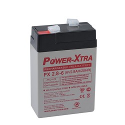 Power-Xtra 6V 2.8 Ah Bakımsız Kuru Akü